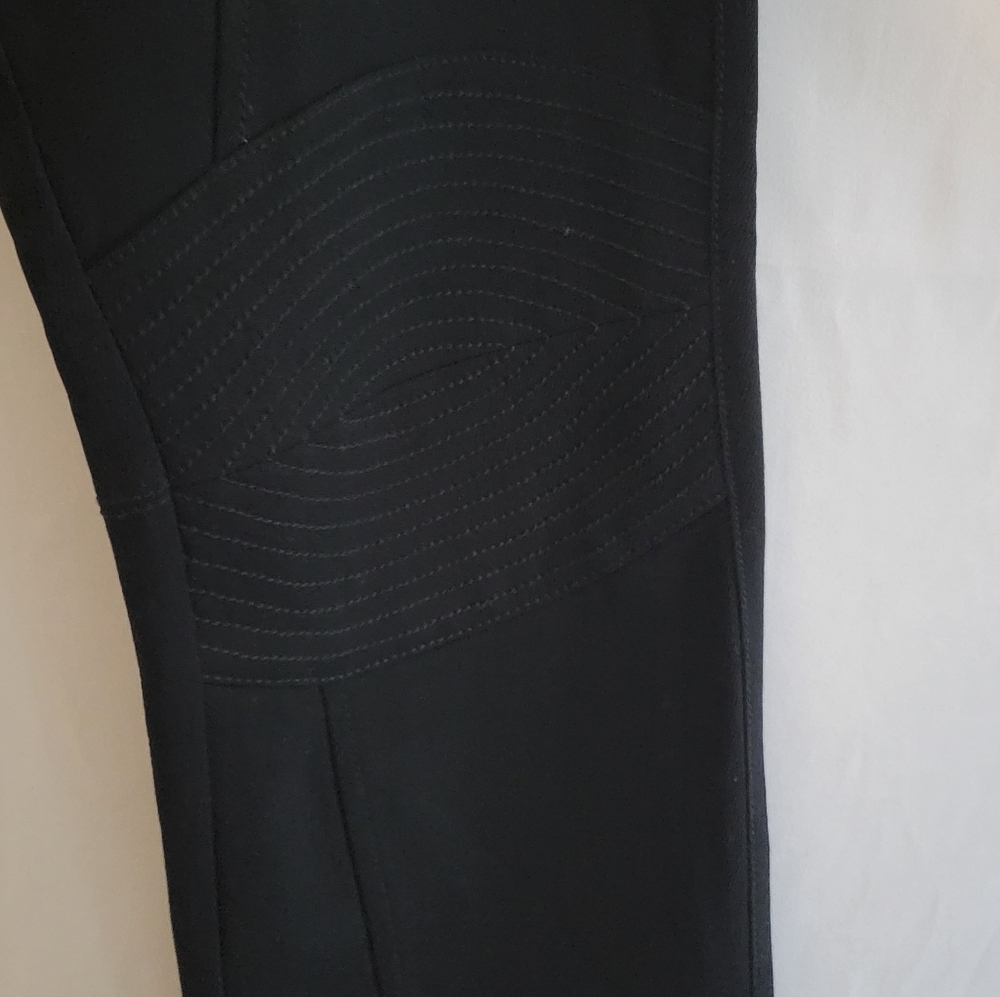 Derek Lam Slim Fit Virgin Wool Blend Black Trouser Pants - Picture 4 of 8